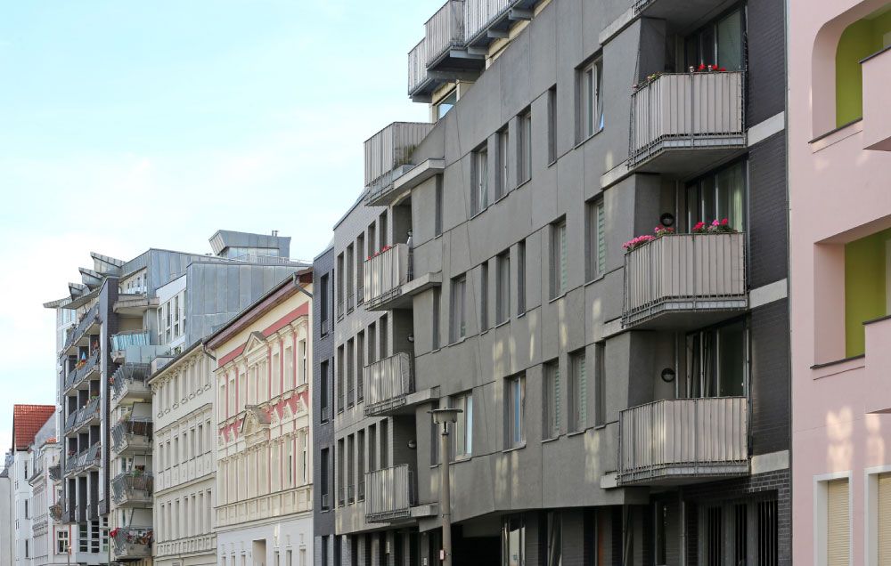 Ansicht des Neubaus in der Heinersdorfer Straße in Berlin | NIVO Immobilien in Potsdam